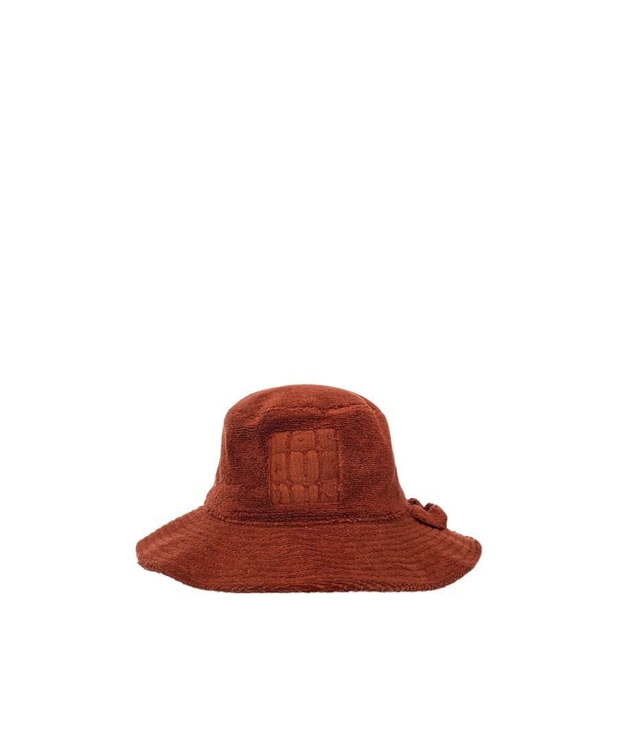 Jacquemus Le Bob Bandho Terry-cloth Bucket Hat In Red