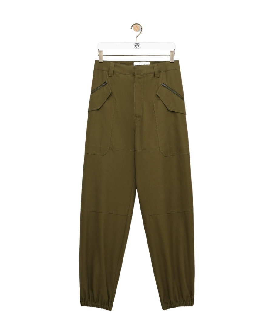 LOEWE LOEWE ZIP-DETAILED CARGO TROUSERS 