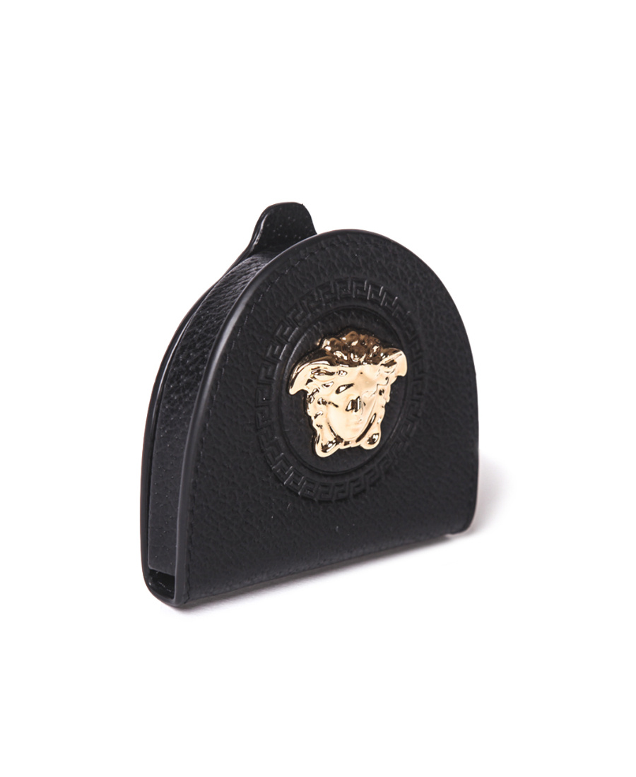 Versace Medusa Wallet In Black