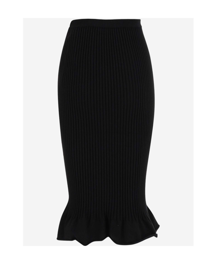 Khaite High-waist Skirt In Black
