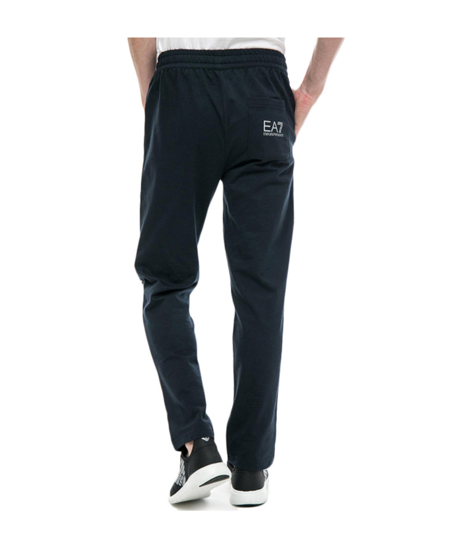 Emporio Armani Logo Printed Sweatpants In Black
