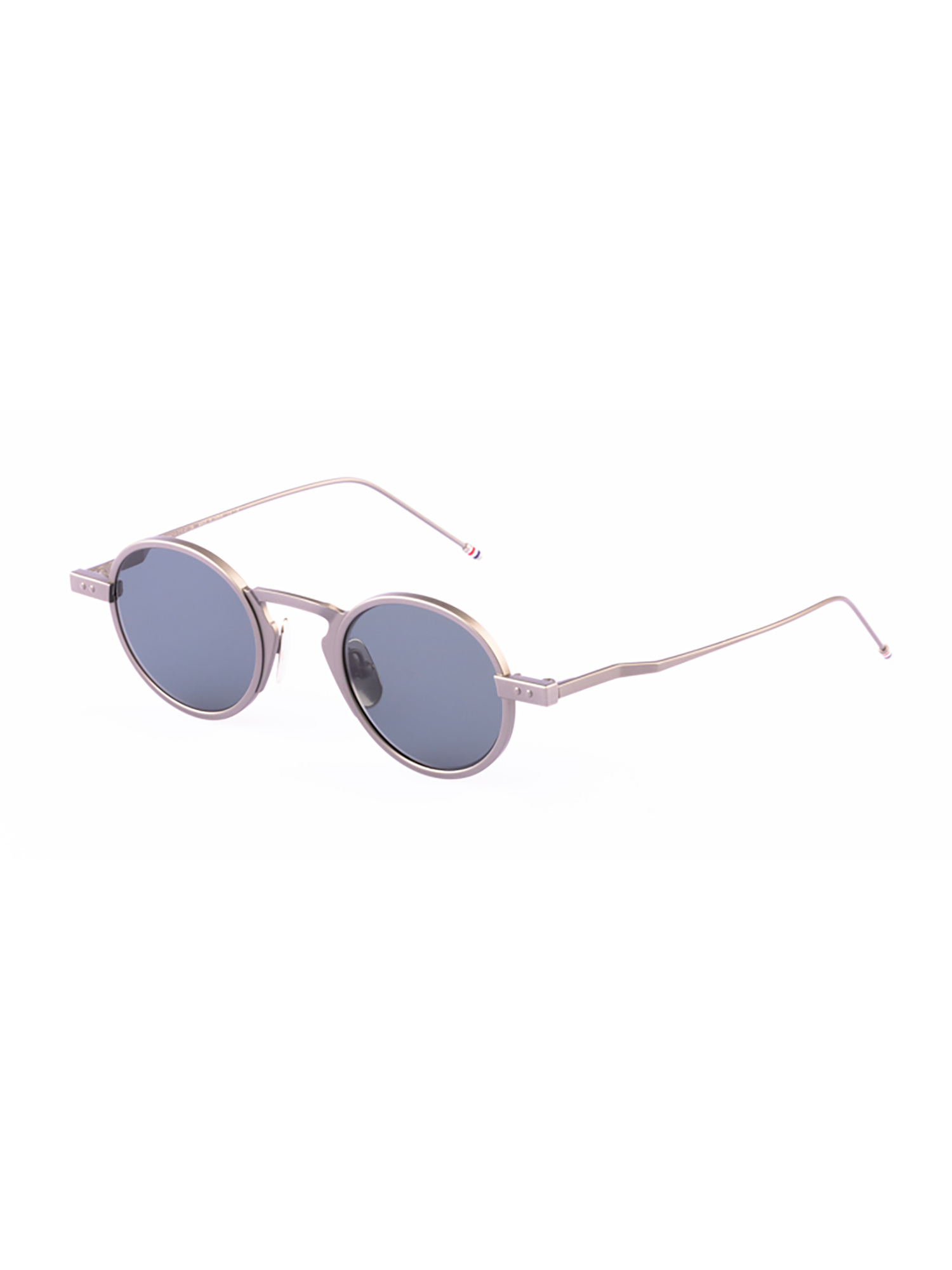 Thom Browne Round-frame Sunglasses In Blue