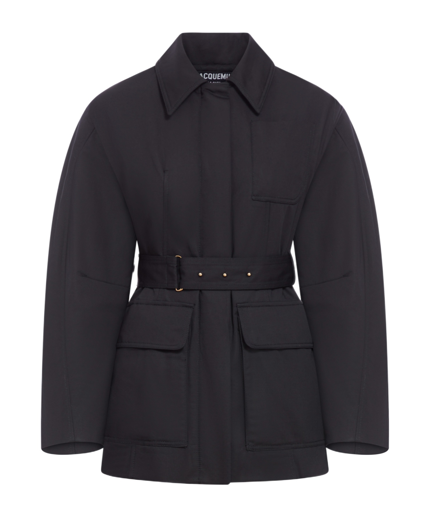 Jacquemus Le Blouson Bari In Black
