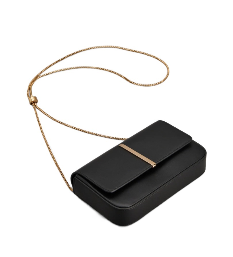 Tod's Mini Clamshell Bag In Black