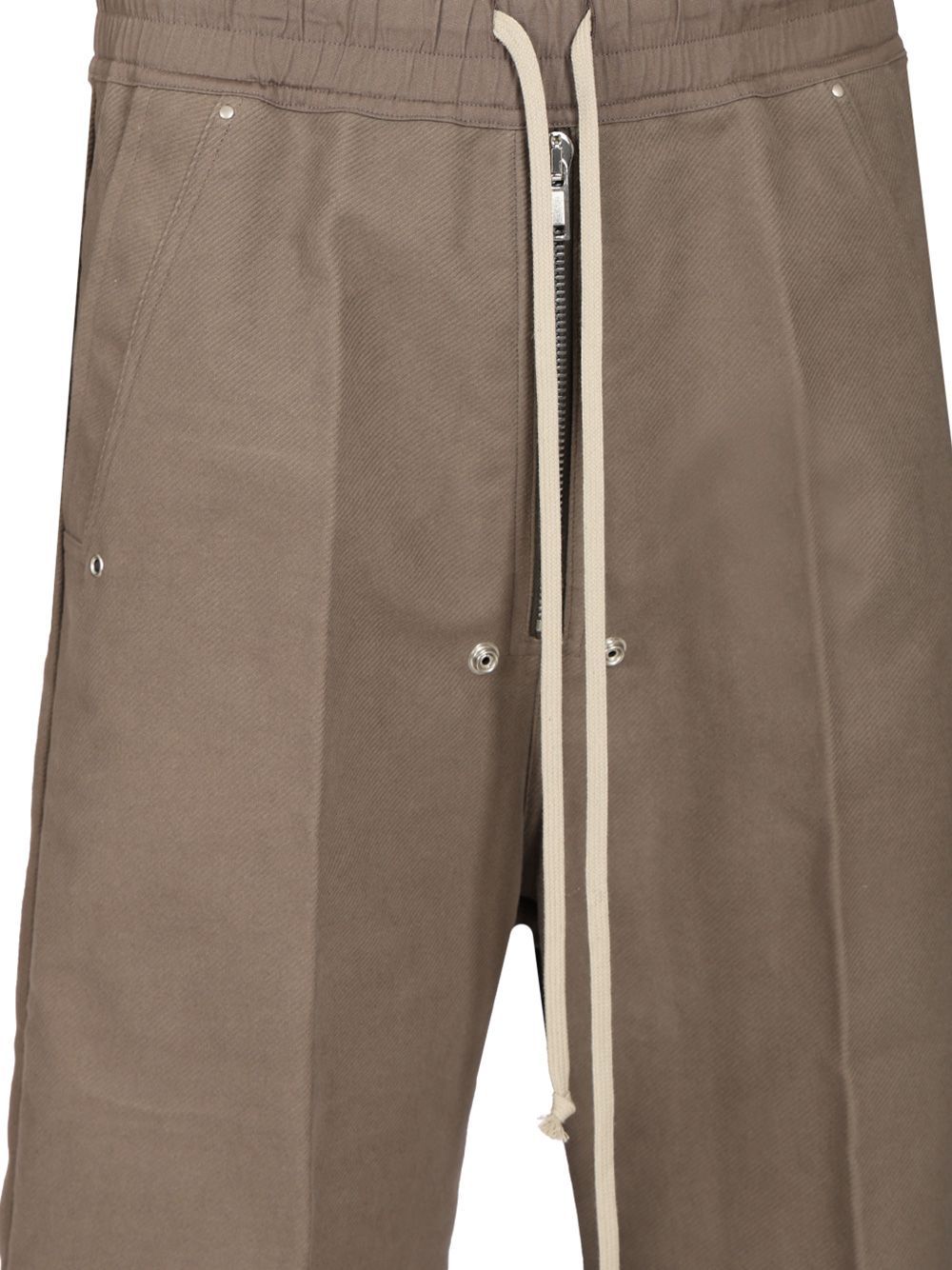 Rick Owens Drawstring Casual Pants In Brown