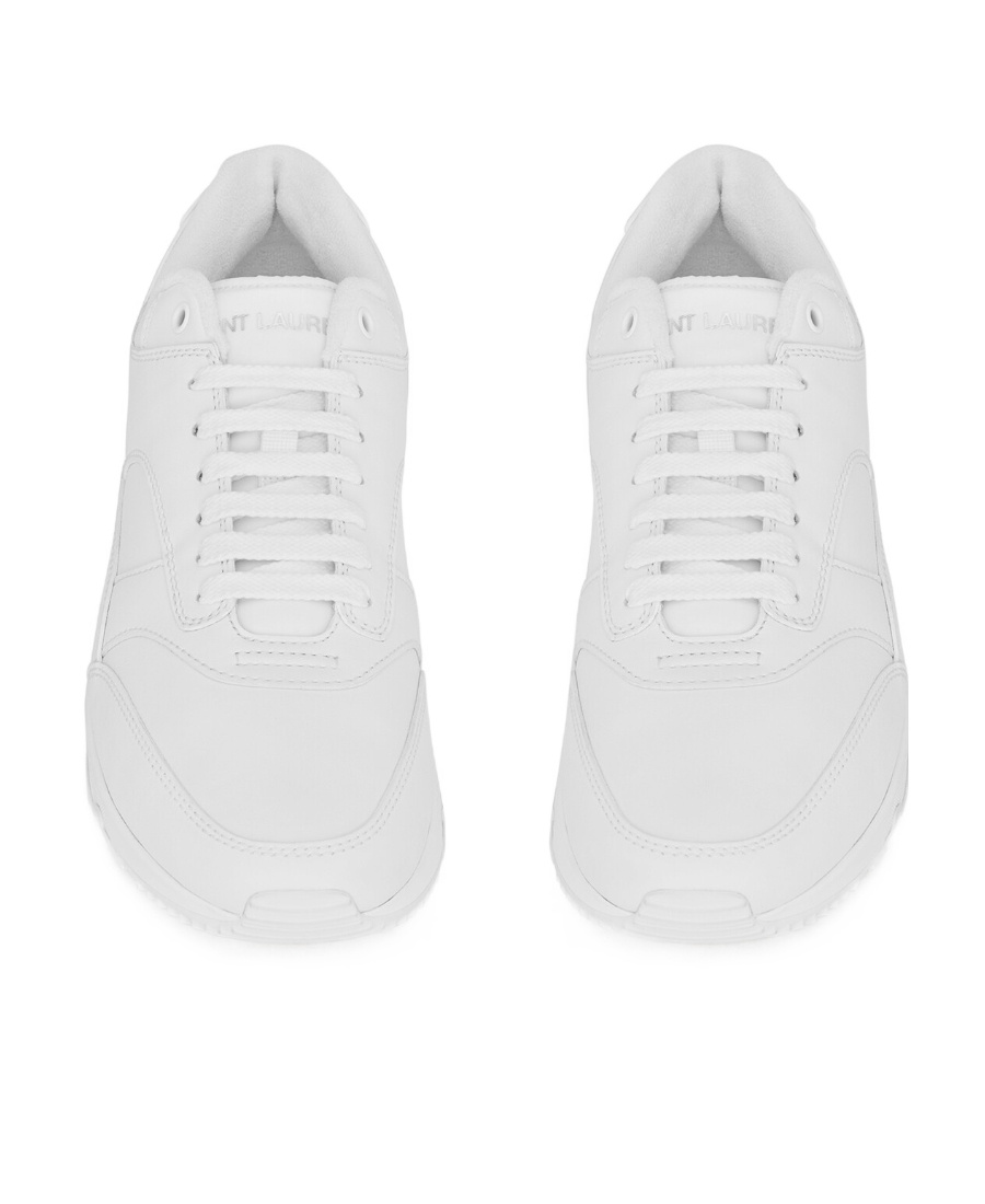 Saint Laurent Bump Sneakers In White