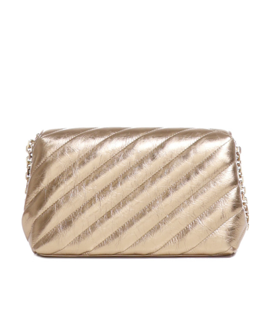 DOLCE & GABBANA DOLCE  GABBANA LOGO PLAQUE QUILTED SHOULDER BAG