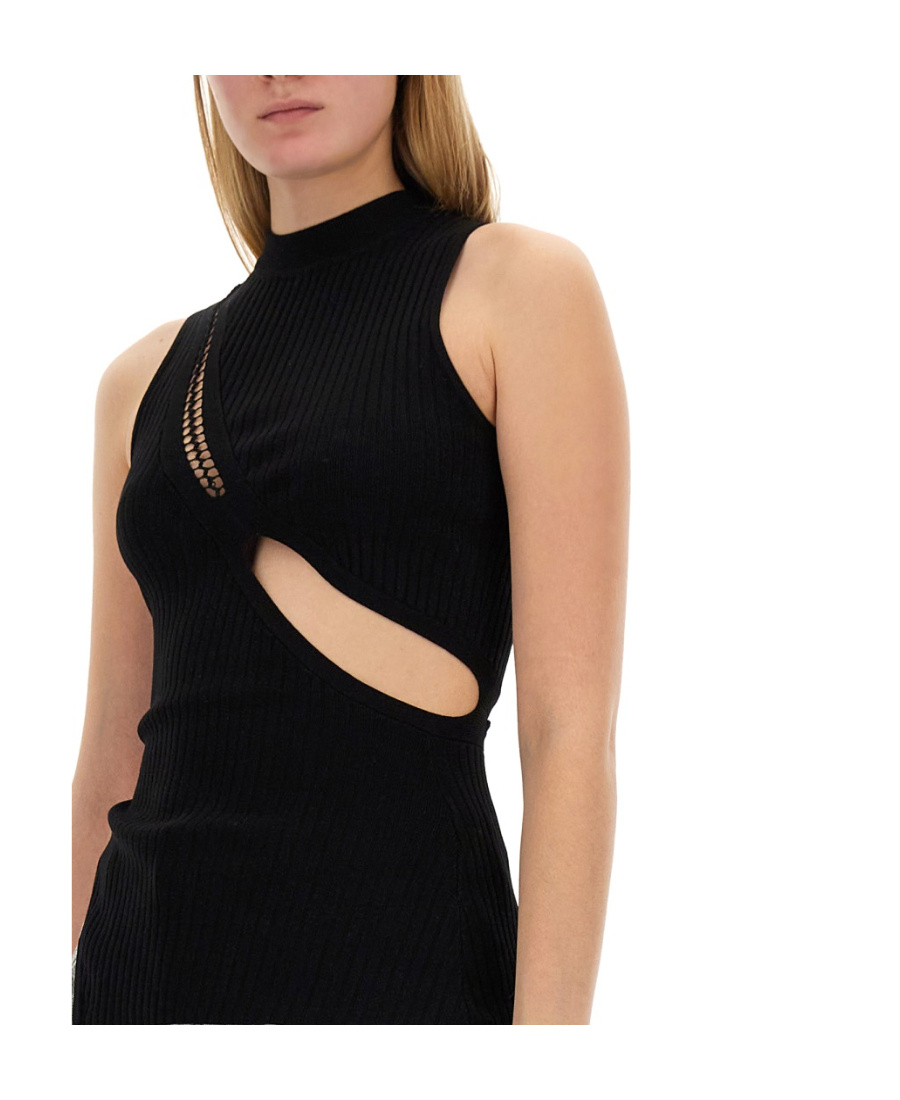 Attico Viscose Top In Black
