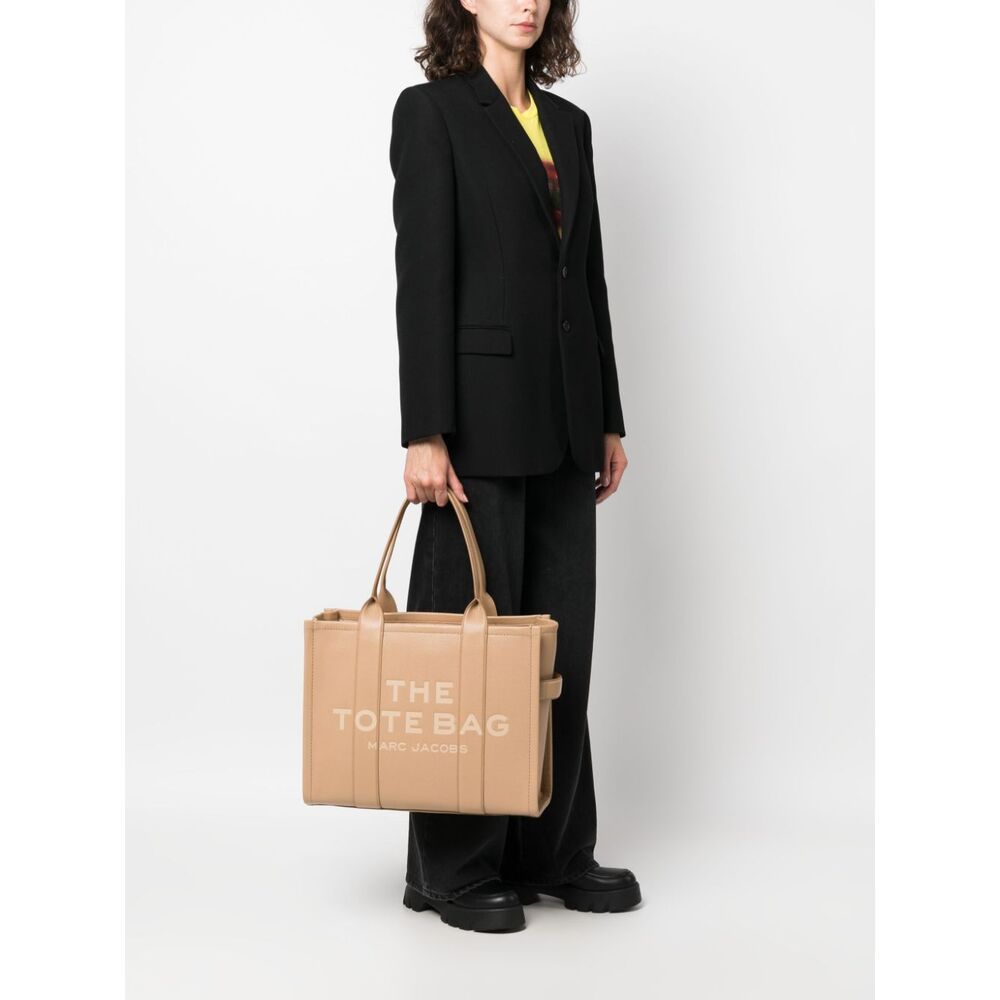 Marc Jacobs Large The Leather Tote Bag In Brown
