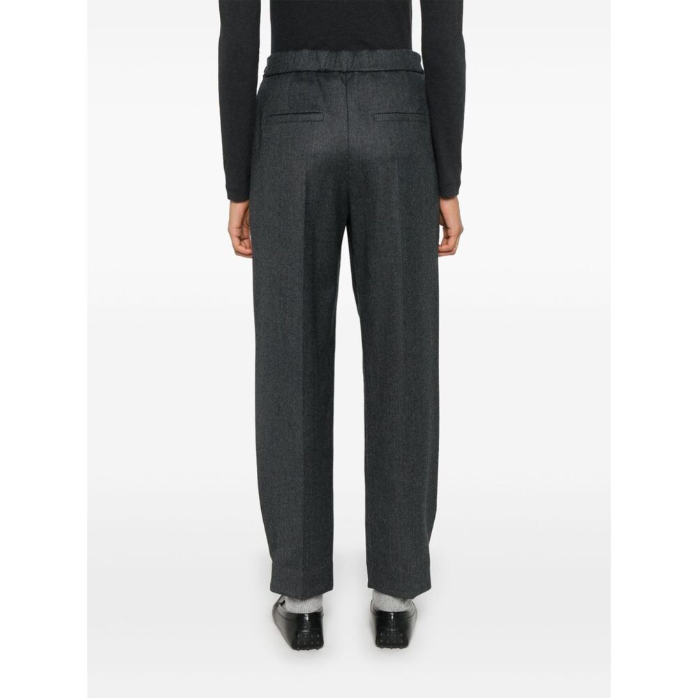 Brunello Cucinelli Klassische Bundfaltenhose In Black