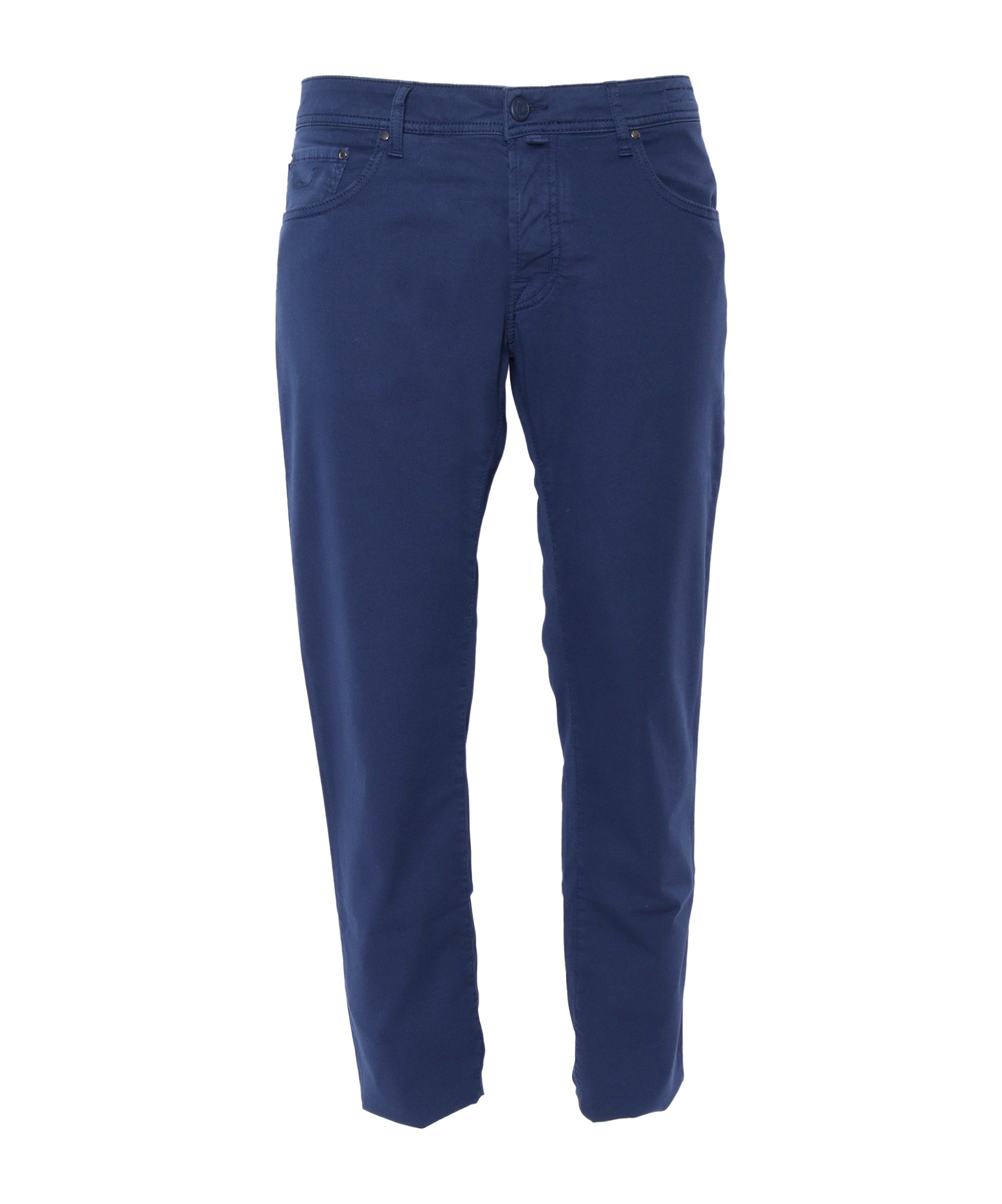Jacob Cohen Low-rise Straight-leg Corduroy Trousers In Blue