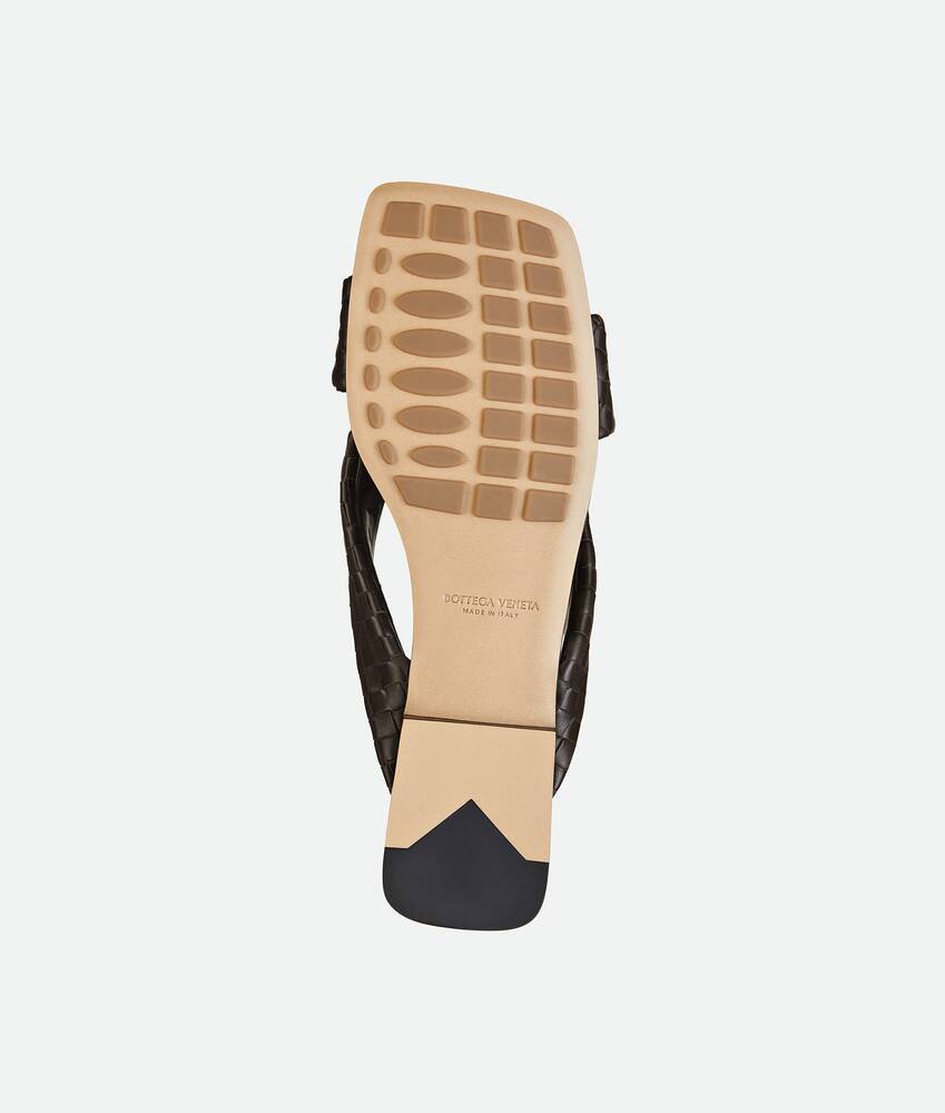 Bottega Veneta Riva Flat Mule In Brown
