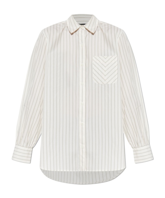 Rag & Bone Striped Shirt In White