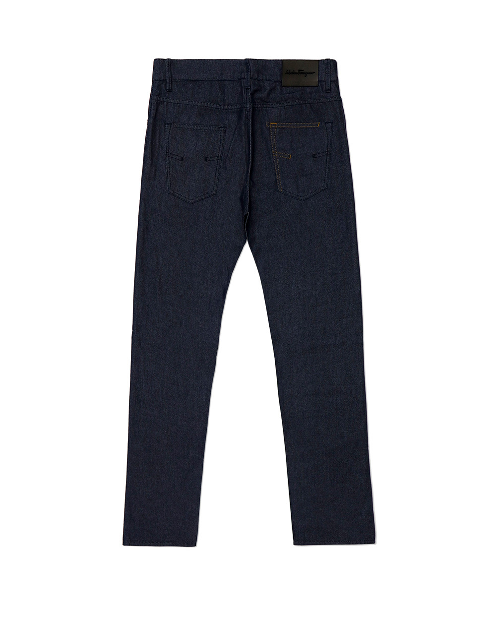 Ferragamo Straight Jeans In Black