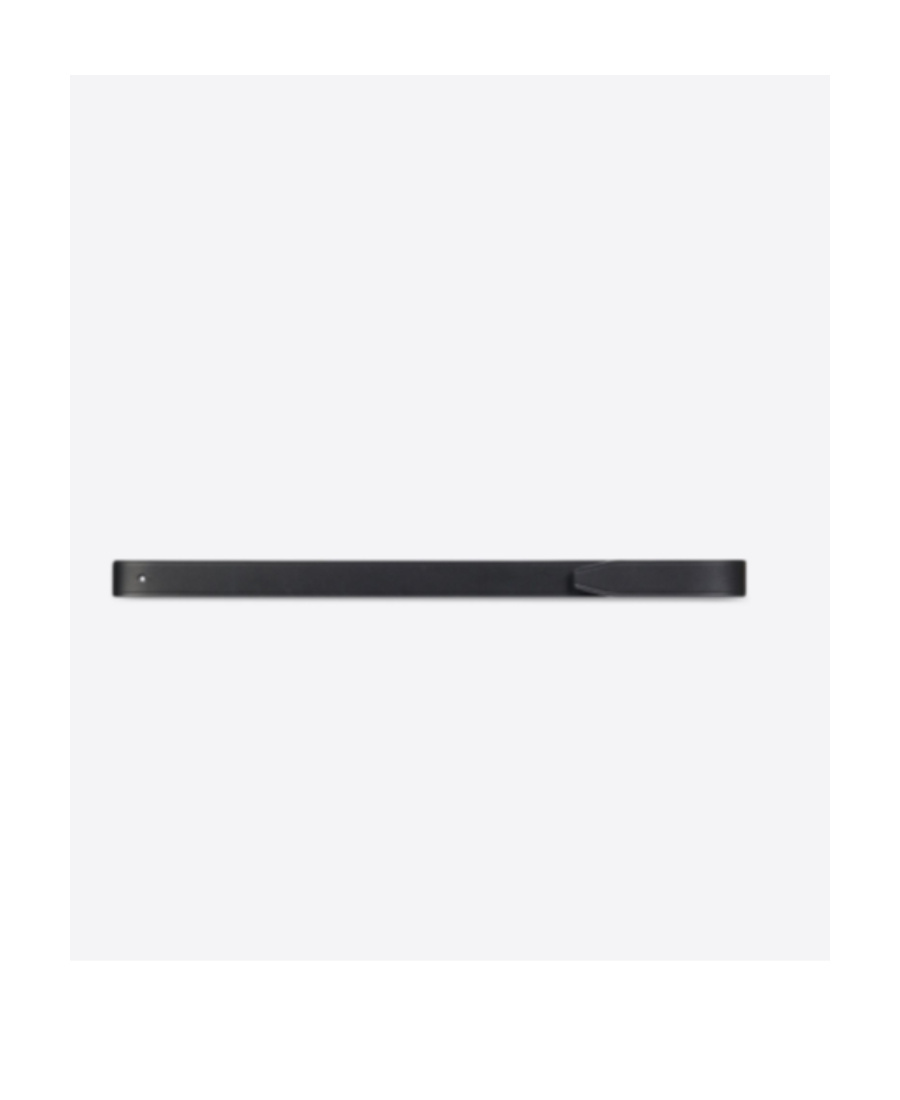 Balenciaga Hourglass Logo-buckle Belt In Black