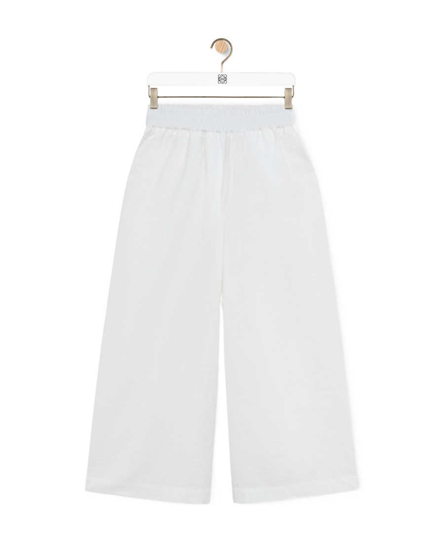 Loewe Cropped Trousers In Cotton