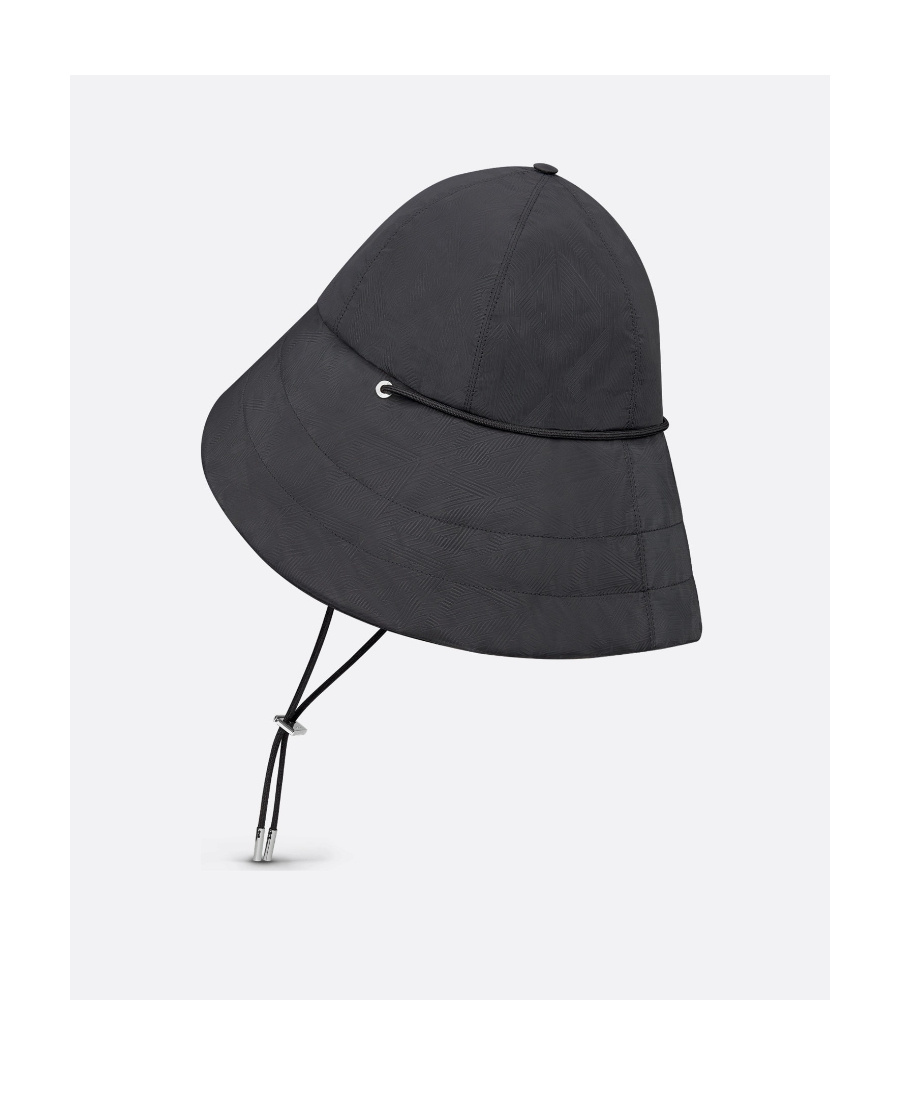 Dior Cd Diamond Souwester Hat In Black