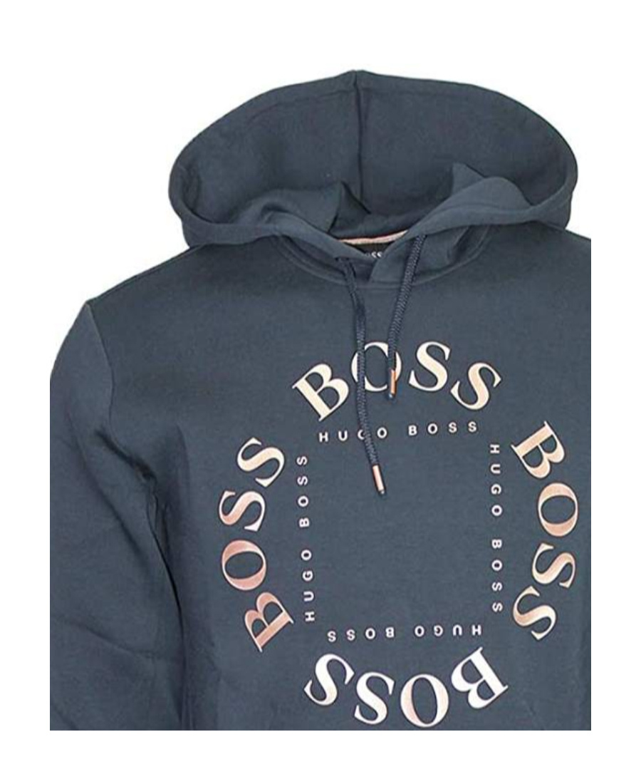 HUGO BOSS LOGO HOODED SWEATER