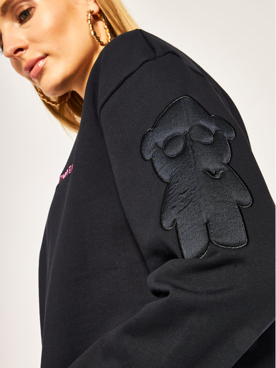 Shop Emporio Armani Logo Details Sweater In Black
