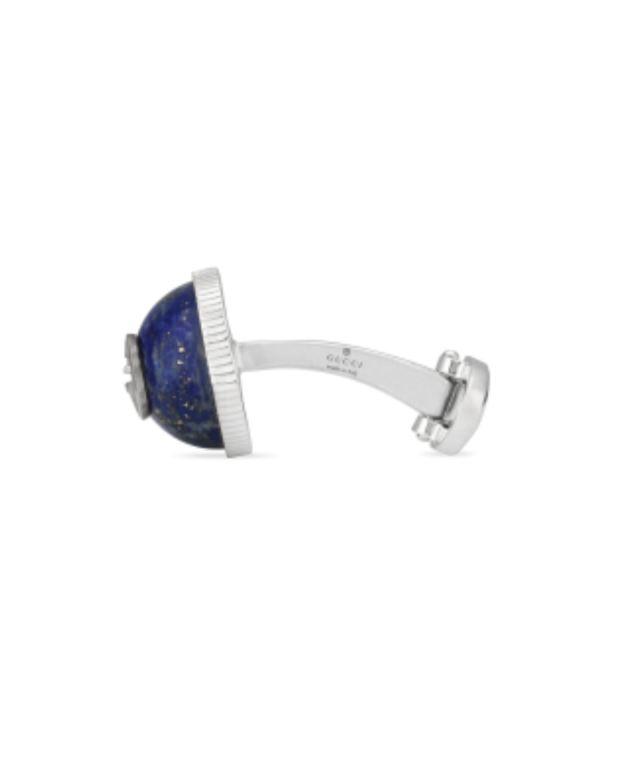 Gucci Interlocking Cufflinks In Blue