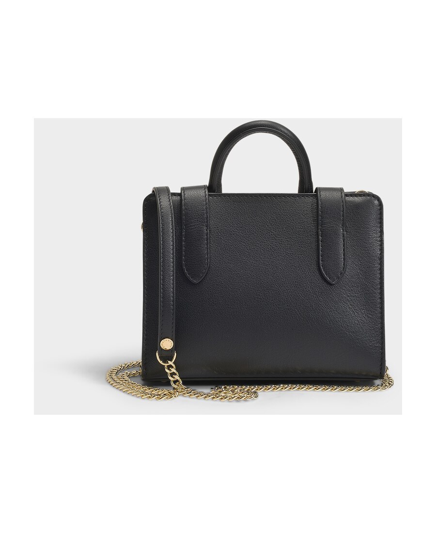Strathberry Nano Tote In Black
