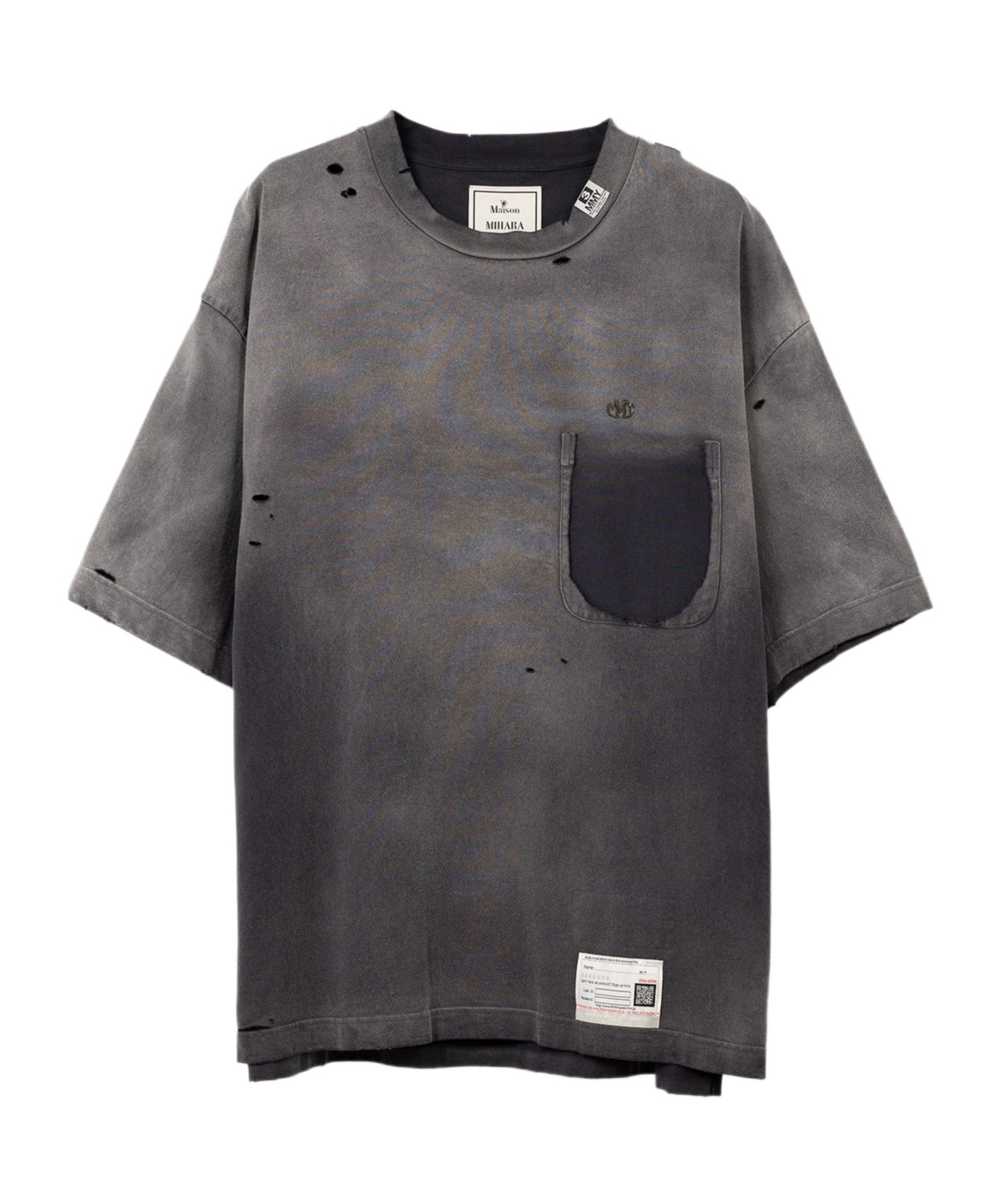 Miharayasuhiro Maison Mihara Yasuhiro T-shirts In Black