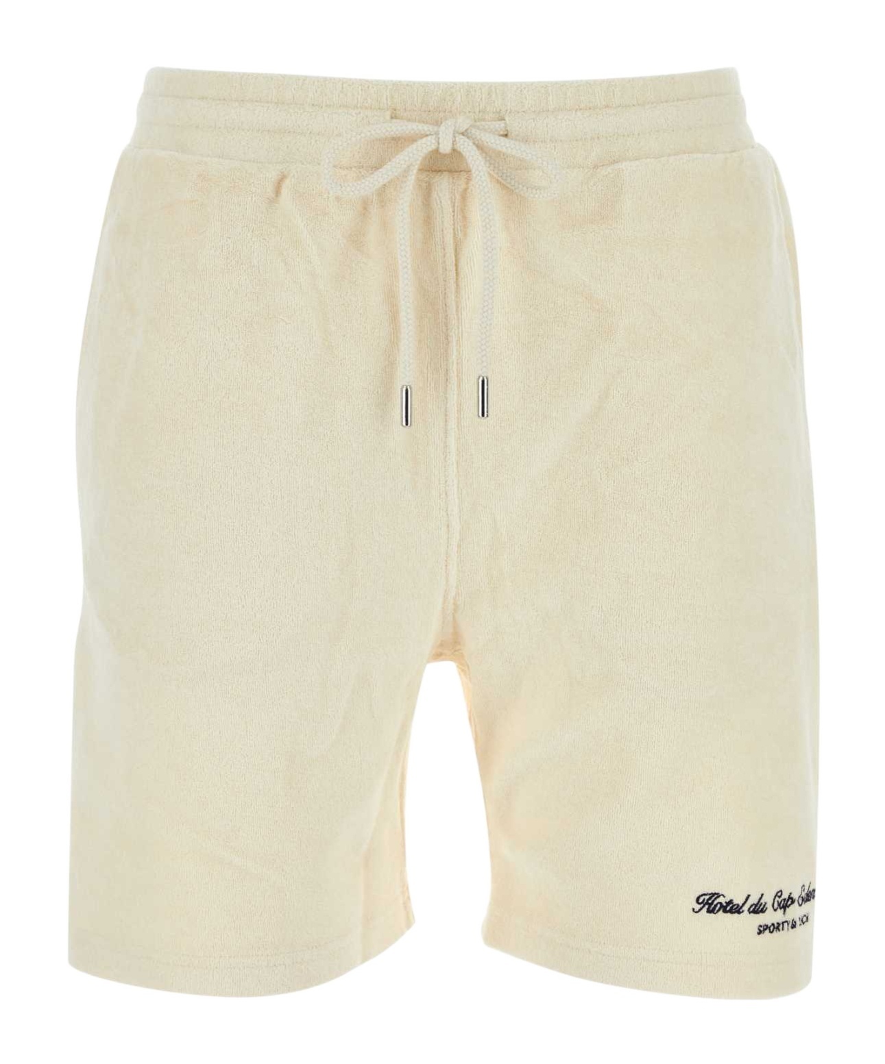 Sporty And Rich Sporty & Rich Shorts In Creamnavy
