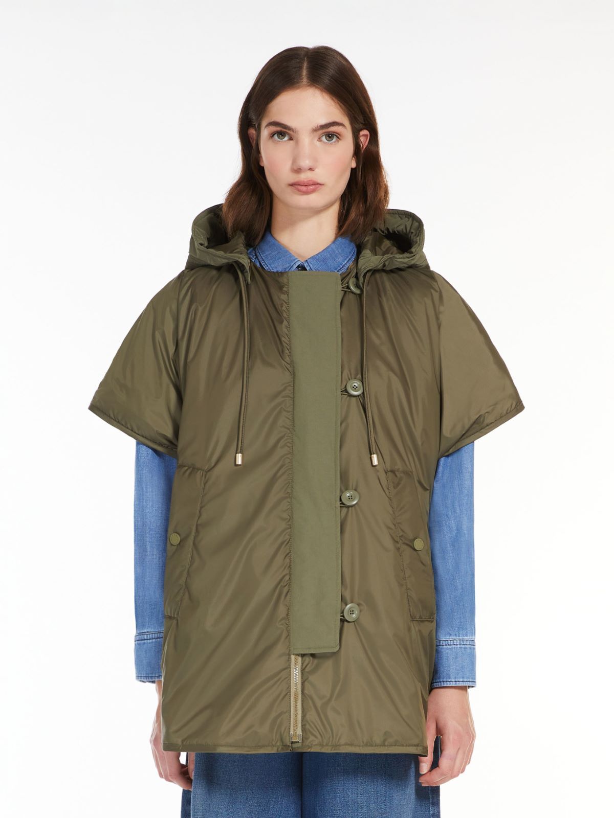 WEEKEND MAX MARA WEEKEND MAX MARA ZIP-UP DRAWSTRING REVERSIBLE JACKET