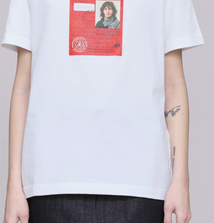 Apc A.p.c. X Marc Jacobs Graphic Printed Crewneck T-shirt In White