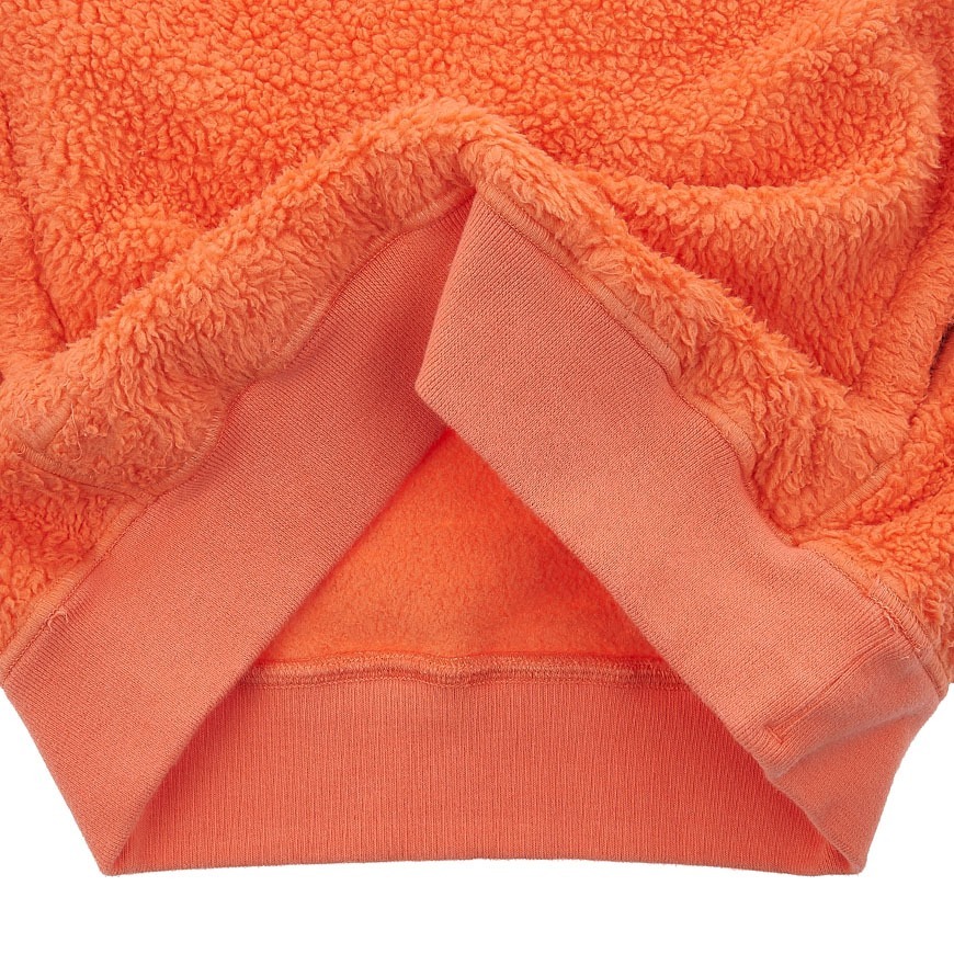 Stone Island Cotton Sweatshirt With Crew Neck And Logo On The Sleeve In Orange