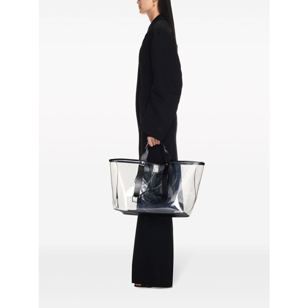 Off-white Tote With Logo In White