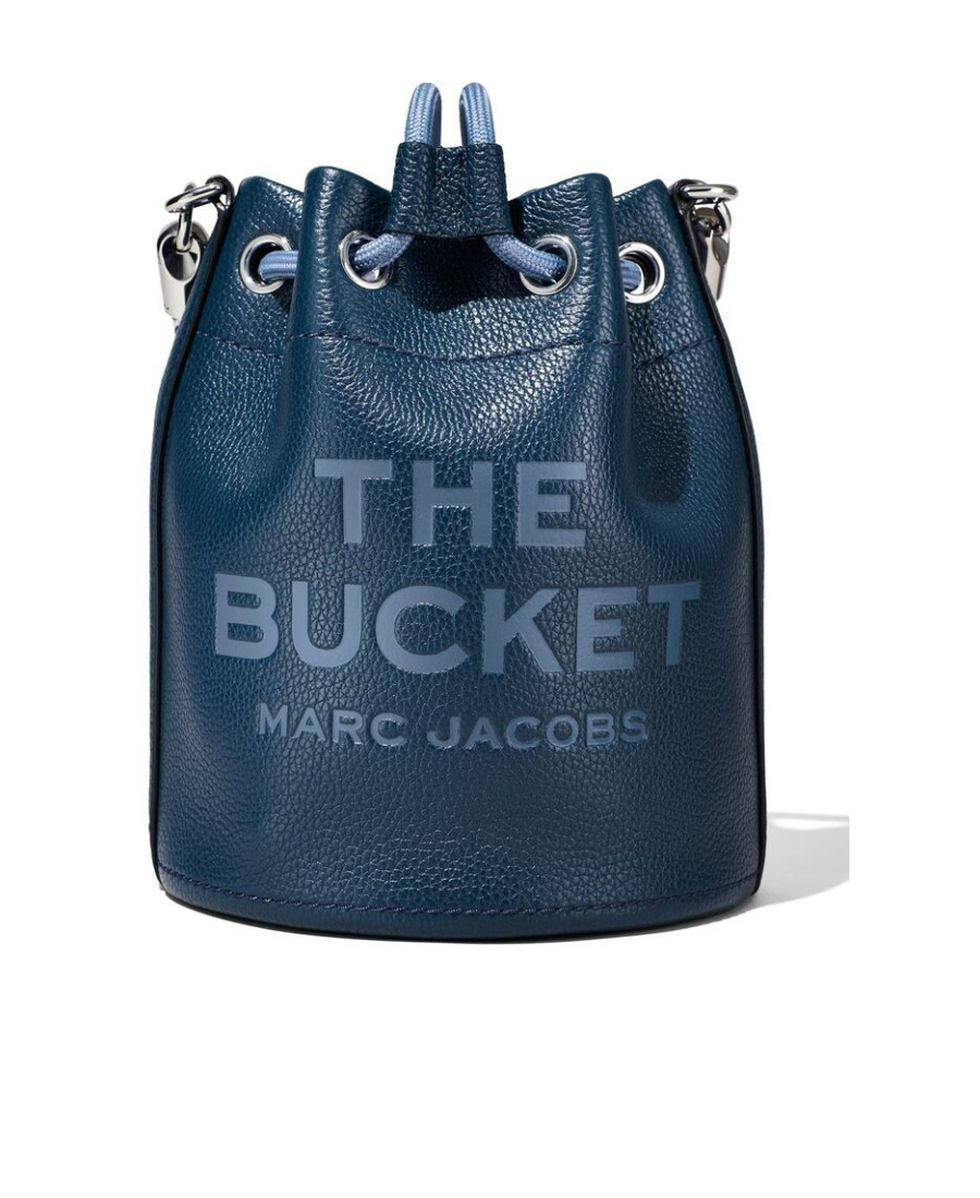 Marc Jacobs The Leather Bucket Bag In Blue