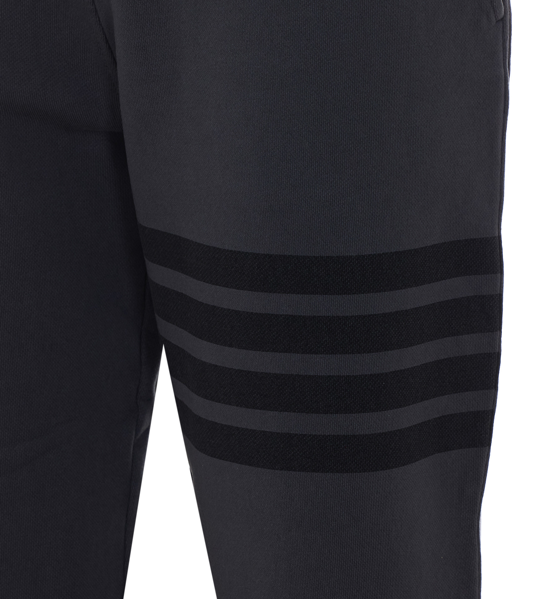 Thom Browne Elastic-waist Athletic Pants In Black