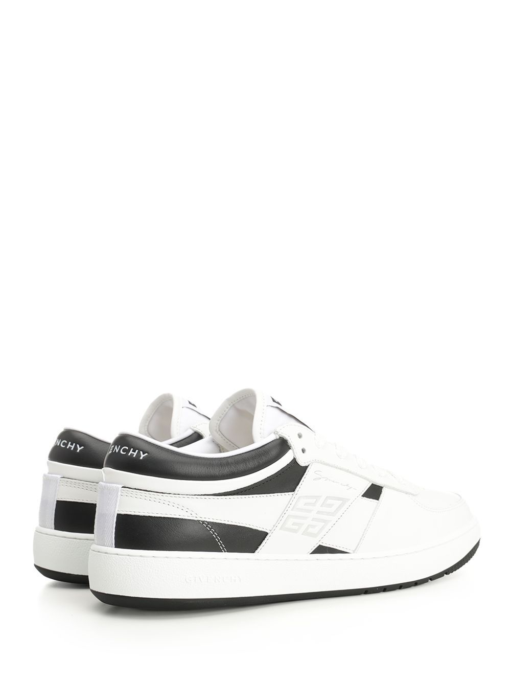 Givenchy G Move Low-top Sneakers In Calf Leather In White