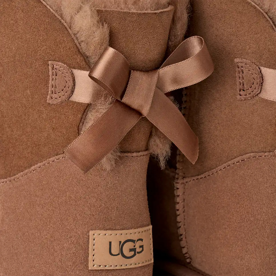 Ugg Mini Bailey Bow Ii Boots In Brown