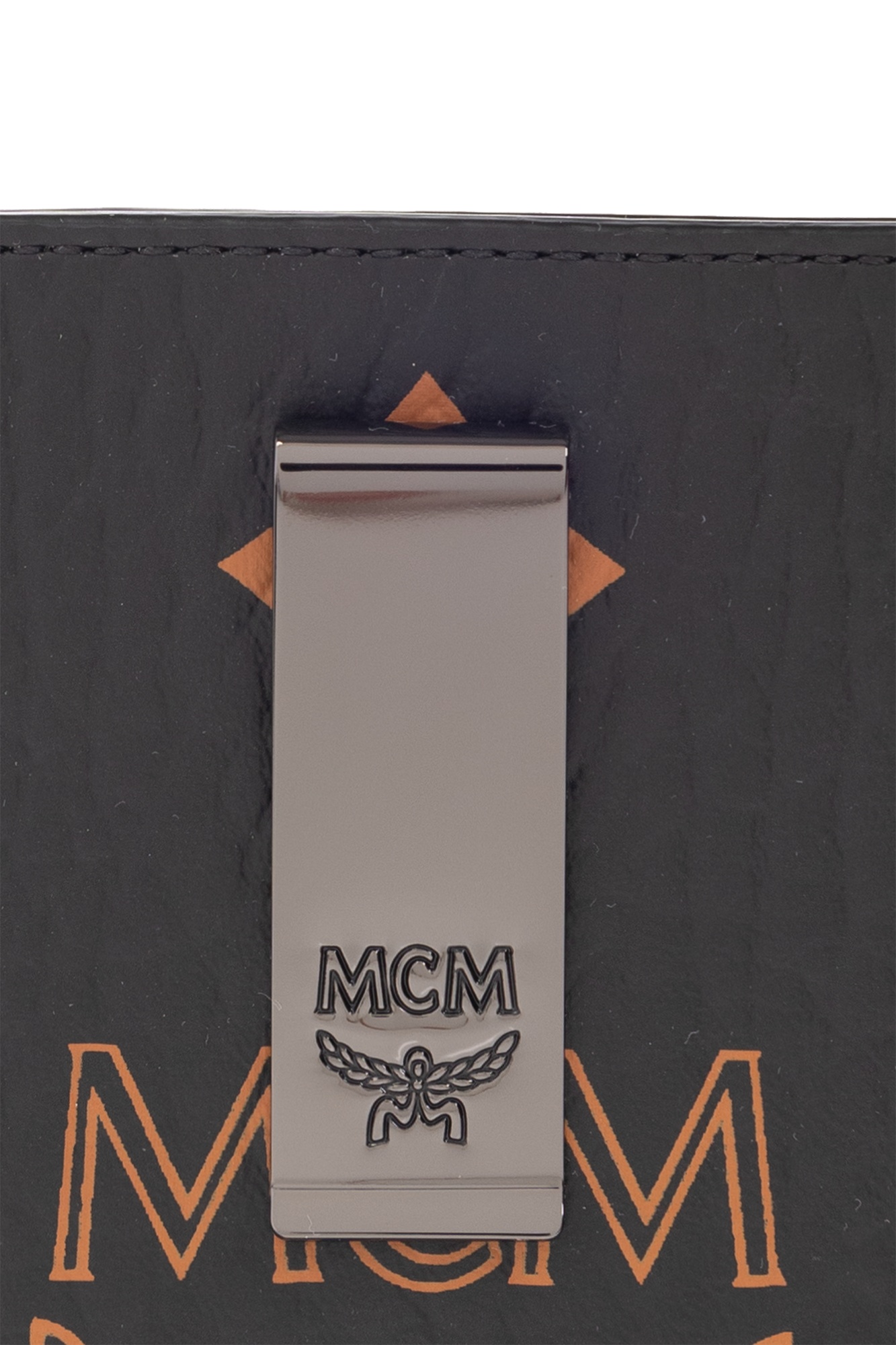 Mcm Logo Card Holder In Black