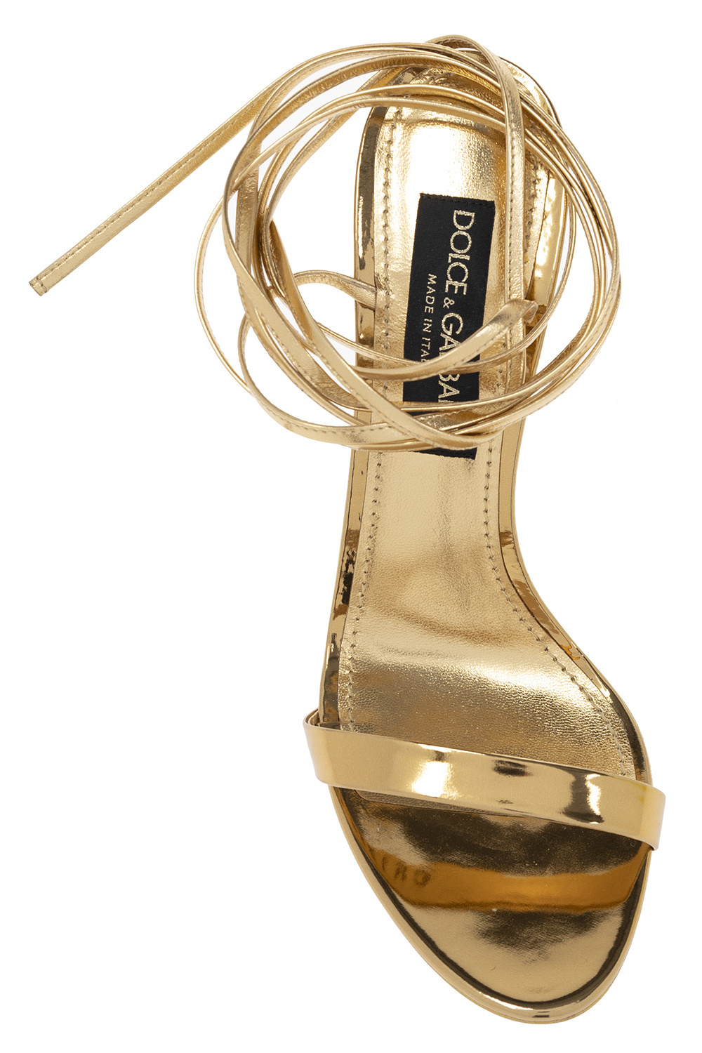 Dolce & Gabbana Open-toe Strap-detail Sandals In Nude