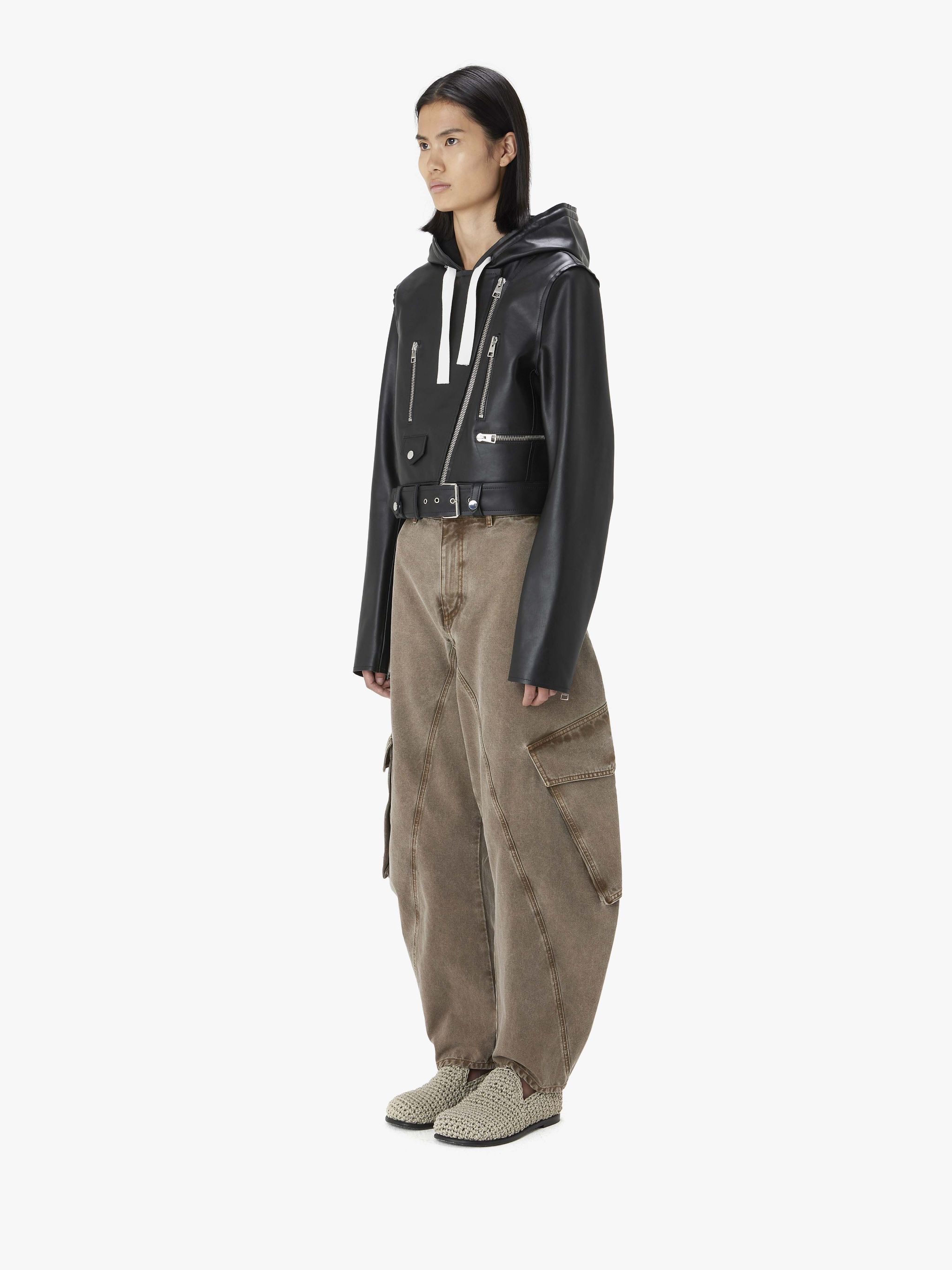 Shop Jw Anderson Twisted Cargo Jeans In Green