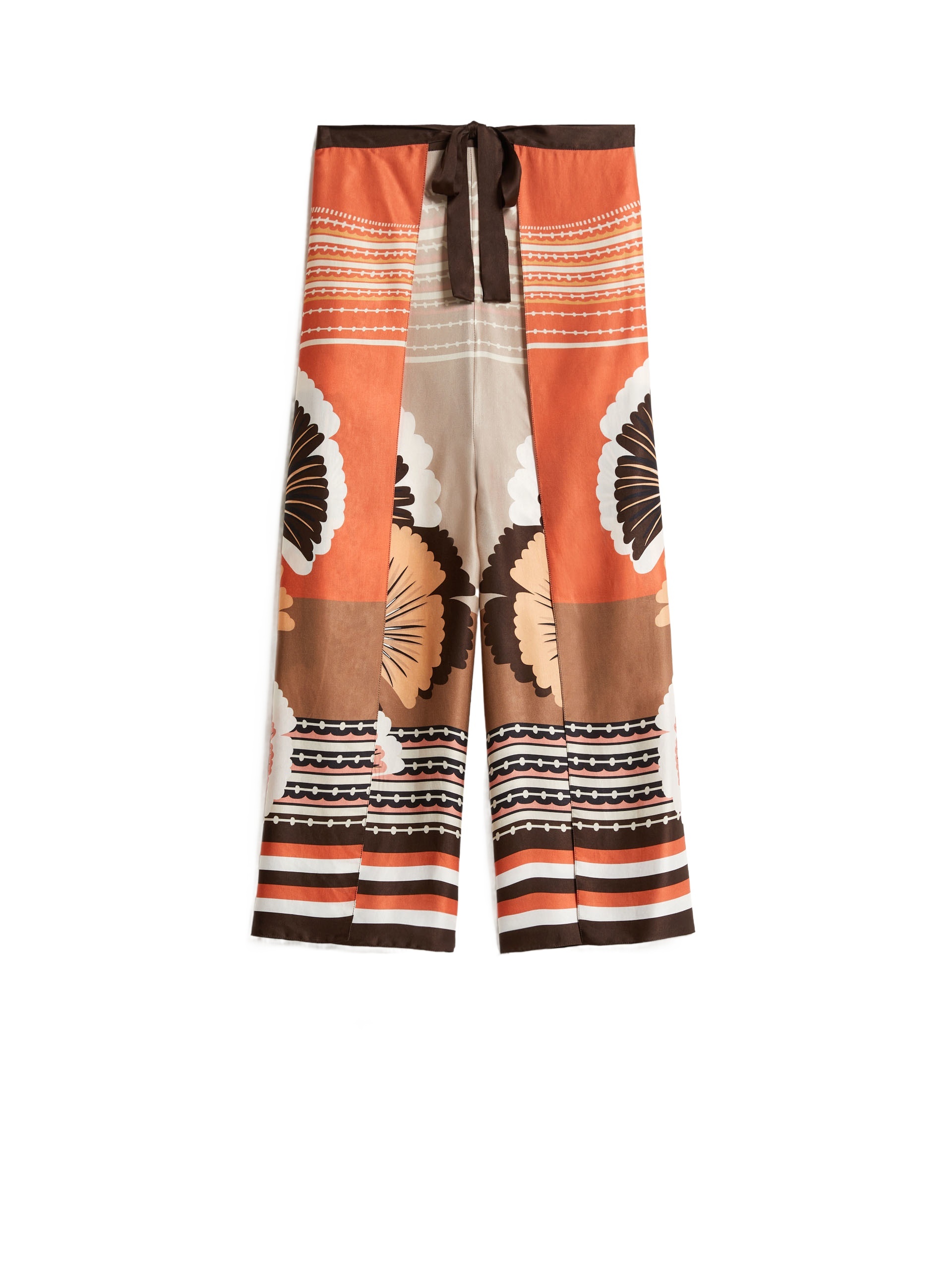 Max Mara Printed Beach Pants In Multicolor