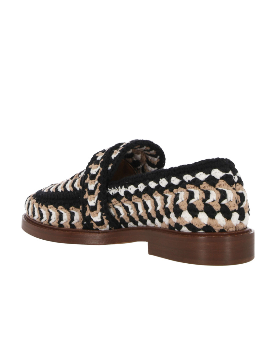 Chloé Wear Happy Shoes With A Round Head. In Black