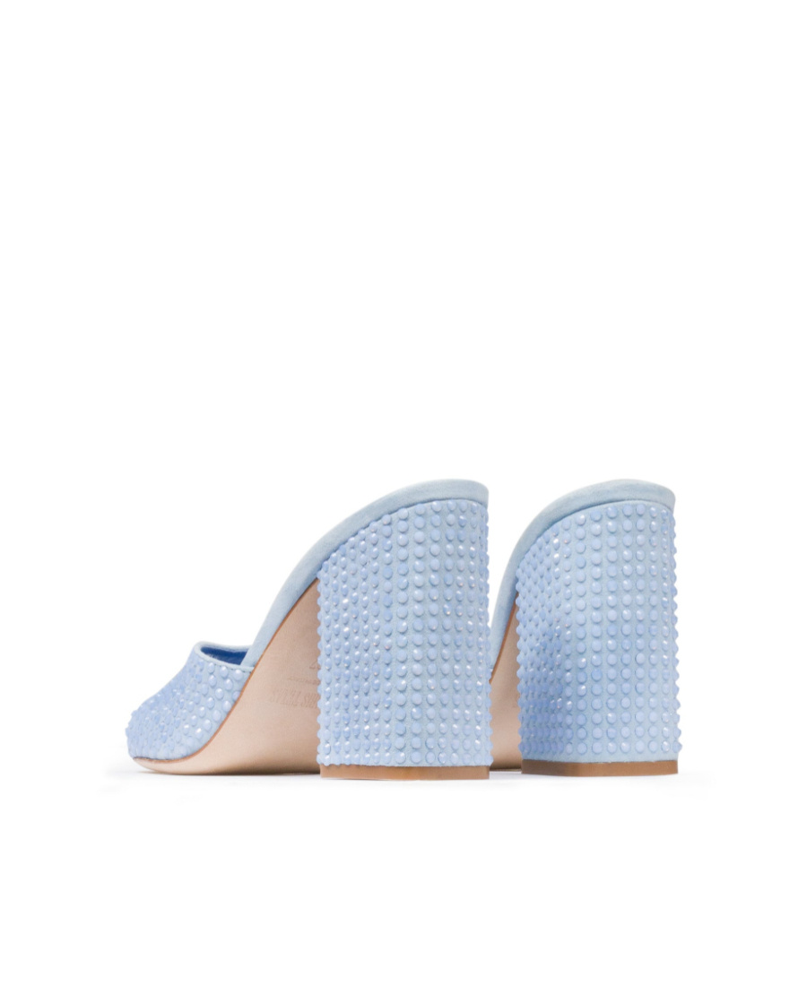 Shop Paris Texas Embellished Slip-on Mules In Blue