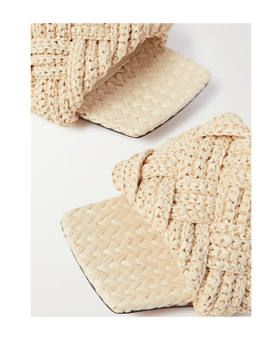 Bottega Veneta Logo Logo Flat Bottom Flip-flops In Nude