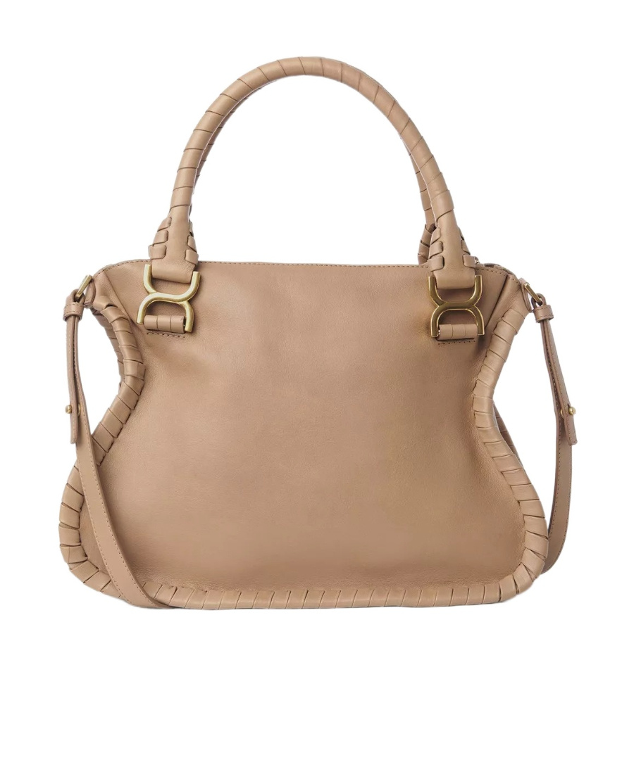 Chloé Interwoven-design Leather Bag In Brown