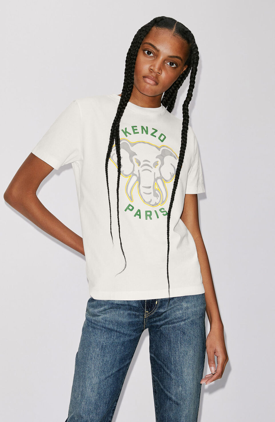 KENZO ELEPHANT VARSITY JUNGLE OVERSIZED T-SHIRT