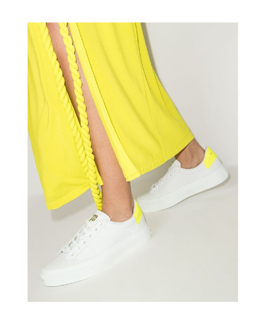 Givenchy City Court Lt Snkr Lcup Neon Tb In White