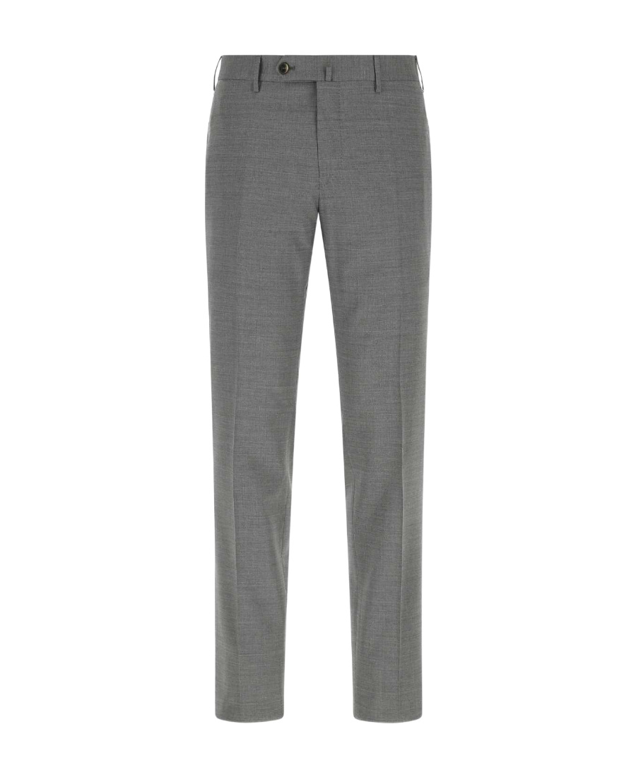 Pt01 Logo Casual Trousers In Gray