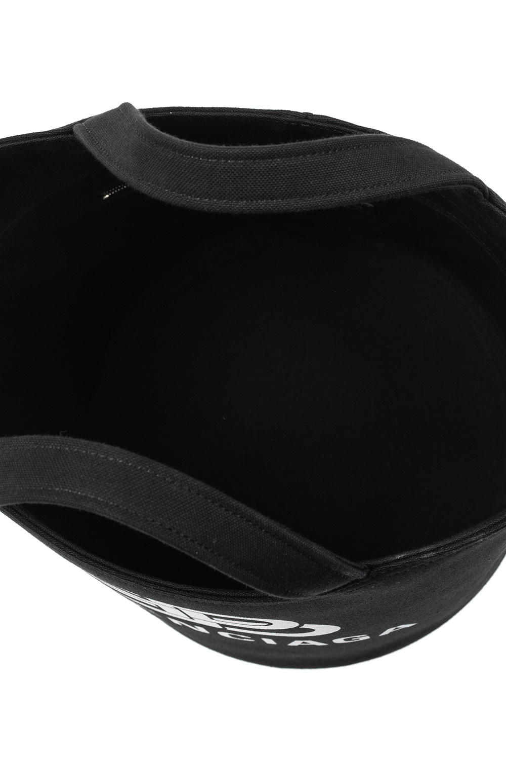 Balenciaga Logo Design Handbag In Black