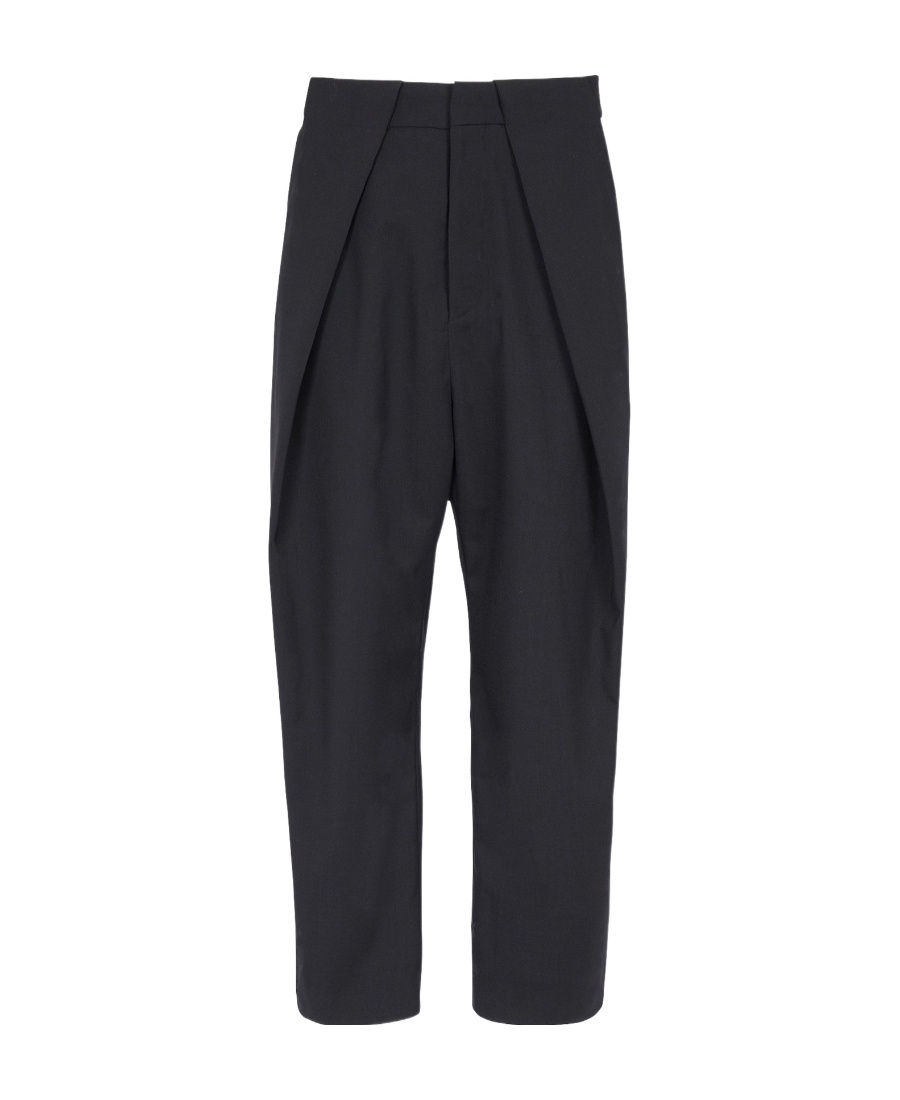 BALMAIN PLEATED CASUAL PANTS