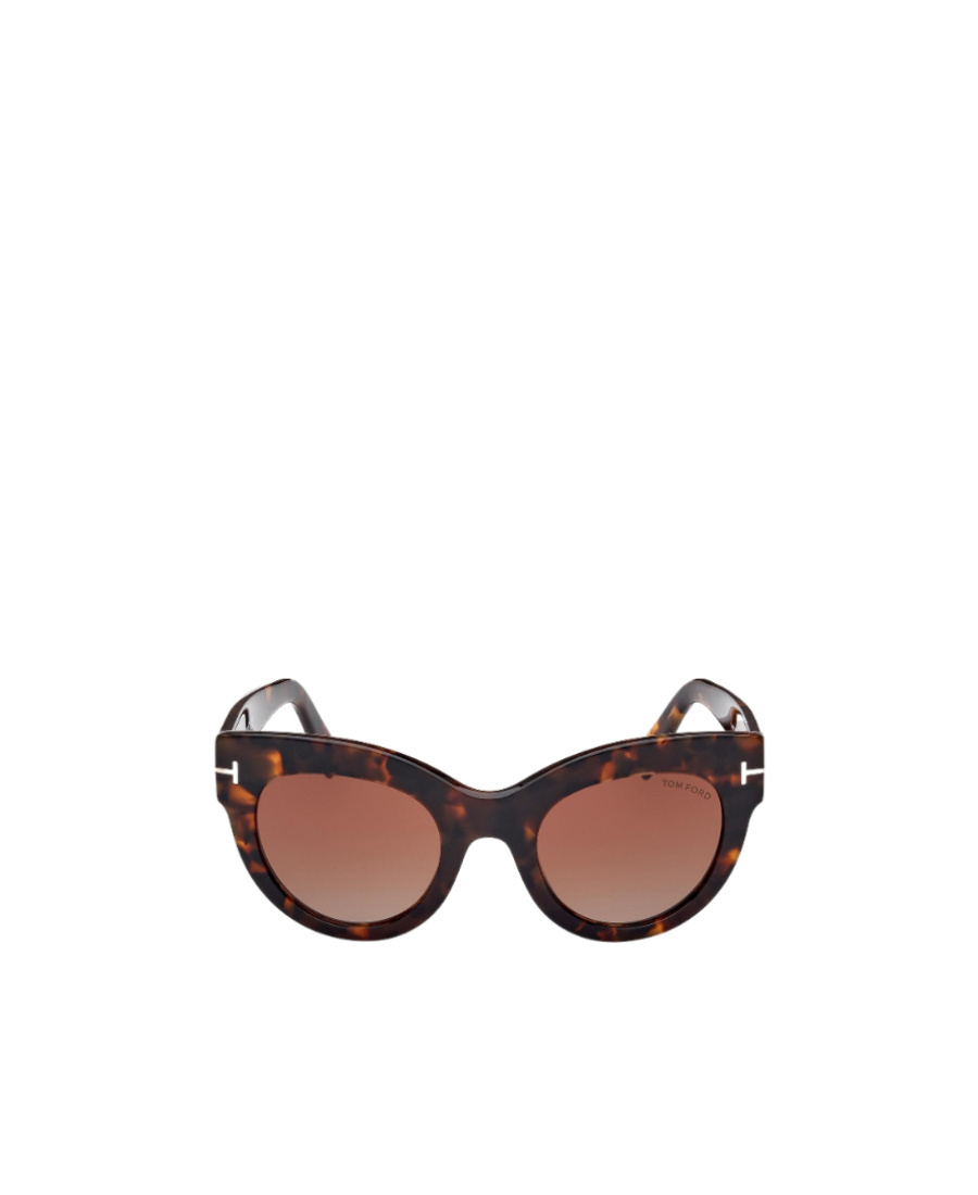 Tom Ford Lucilla 51mm Gradient Cat Eye Sunglasses In Brown