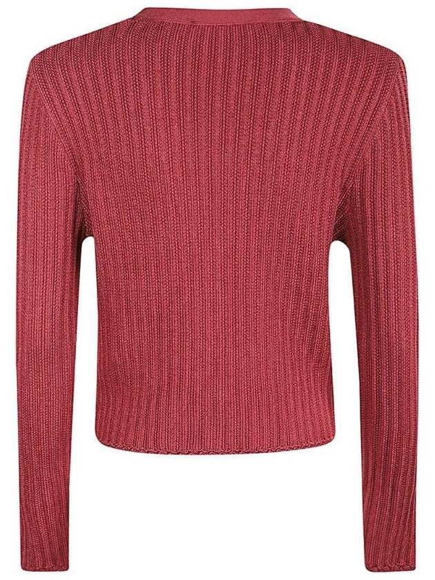 Lanvin Long-sleeved Sweater In Brown
